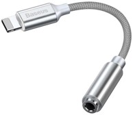 BASEUS Adapter CALL3-02 Lightning, 3.5 mm jack, srebrni