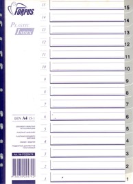 Pregradni registri PP 15–1, sivi