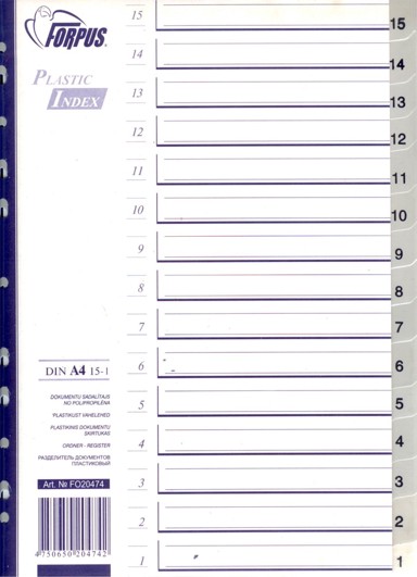 Pregradni registri PP 15–1, sivi