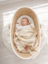 MY SWEET BABY Muslinska dekica s resicama za bebe, krem