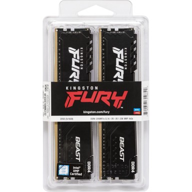KINGSTON Radna memorija FURY Beast Black K2, 32GB (2x16GB), DDR4 3200