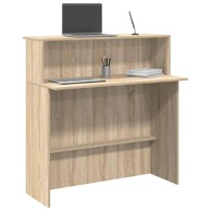 Recepcijski stol 100x50x103,5 cm od konstruiranog drva, hrast