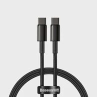 BASEUS Kabel tip C, 100 W, CATWJ-01, 1 m, crni