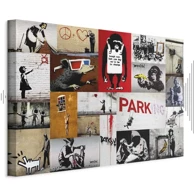Slika Banksy collage 60x40