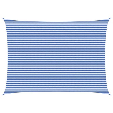 Jedrilica za sunčevu sjenu, 5 x 7 m, HDPE, plava i bijela