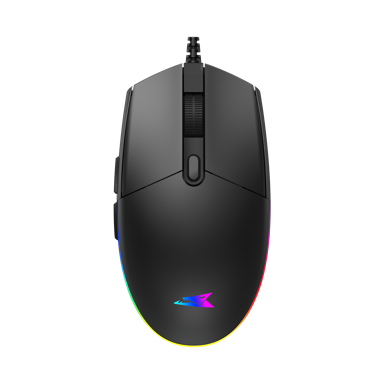 BARACUDA Gaming miš BGM-111 Crab, crni, 3200 DPI