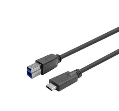 VIVOLINK USB-C na USB-B kabel 12,5 m, crni