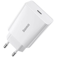 BASEUS Punjač USB-C QC 20W MINI, bijela