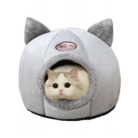 LIVEFY Krevet za mačke Dreamy 33 cm, siva