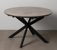 IXIA Okrugli proširiv blagovaonski stol s dodatnom pločom ø 120 cm, Rocía