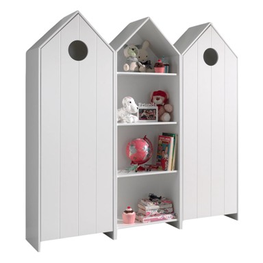 VIPACK Bijela otvorena dječja garderoba 173x171,5 cm CASAMI 