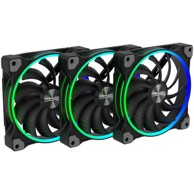 ALPENFÖHN Računalni ventilator 140mm Wing Boost 3 ARGB PWM, triple, crni 