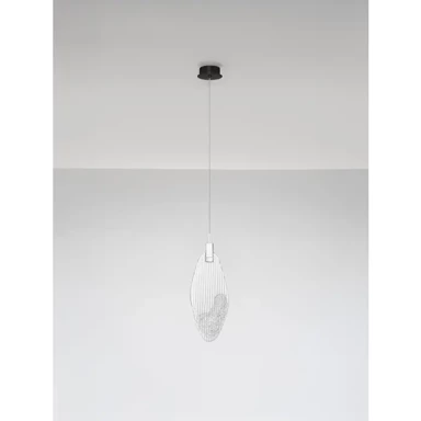 SERIQ Visilica, NL9187004, LED, IP20, 3000 K, 3 W, staklo, crna