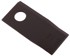 WARYŃSKI Nož kosilice 140693, lijevi, otvor 19 mm, 102 x 48 x 4 mm, 25 kom