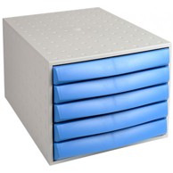 MULTIFORM Set ladica „The Box”, 5 ladica, plava