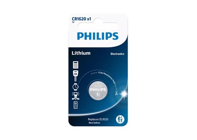PHILIPS Baterija CR1620/00b. Peugeot/Citroen, 1 komad