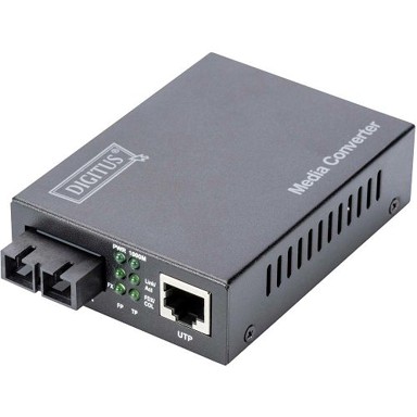 DIGITUS Medijski pretvarač DN-82121-1, 10/100 Mb LAN, Gigabit