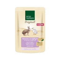 REAL NATURE Cat Original Adult kunić i patka pašteta 85 g vrećica