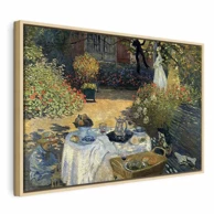 Slika Claude Monet – The Luncheon (Argenteuil), 60x40 cm, u prirodnom drvenom okviru