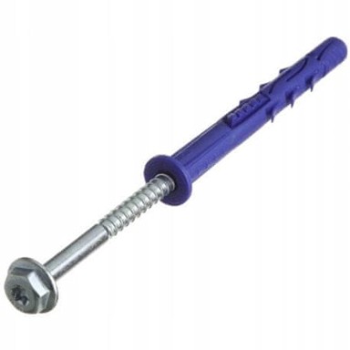 R-FF1 Tipla za okvir s prirubnicom 10x80mm sa šesterokutnom glavom i torx vijkom