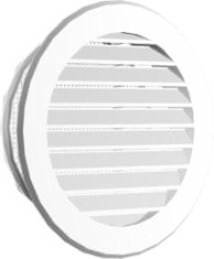 MAX-POL Okrugla ventilacijska rešetka FI80 115 mm, smeđa