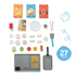 MELISSA & DOUG Set za igru roštilja, MPP PYS Flip N Fry Grill Playset GML