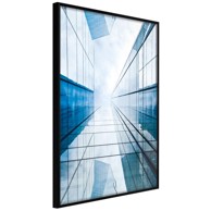 Poster Steel and Glass (Blue) 20x30