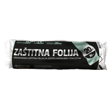 TEXO Zaštita za bojanje ZAŠTITNA FOLIJA 20M2-30MY