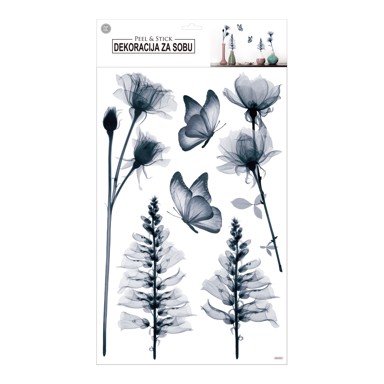 Poklon razno dekoracija naljepnica 32.5x60 cm