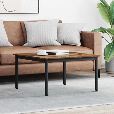 Stolić za kavu 80 x 80 x 45 cm, konstruirano drvo, staro drvo