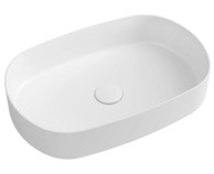 ISVEA Keramički ovalni umivaonik Infinity Oval, 55 x 36 cm, bijeli