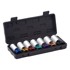 VEVOR Set udarnih nasadnih ključeva za matice 7 komada 285x115x50 mm, crni