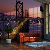 Foto tapeta Charming evening in San Francisco 350x270