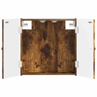 Kabinet za mete EDE, 52,5 x 10,5 x 53,5 cm, dimljeni hrast