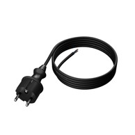 Gumeni kabel za napajanje s ravnim utikačem 3 m 3 x 1 mm² 16 A IP44 H07RN-F