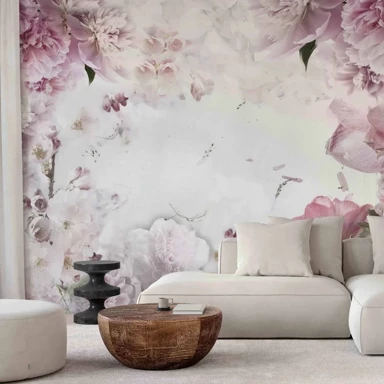 Foto tapeta Dancing peonies, samoljepljiva, 441x315 cm