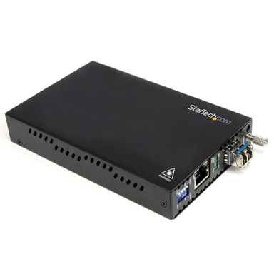 STARTECH Mrežni medijski pretvarač ET91000LC2, crni
