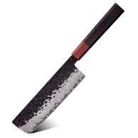 Damaskasti kuhinjski nož Ao-37383 Nakiri Kp37383, smeđi
