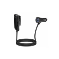 GEMBIRD Auto punjač GEM-ACT-U4CAR-02, 4 priključka, za prednja i stražnja sjedala