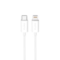 PURO TPE USB-C na Lightning kabel 20 W 2 m Power Delivery, bijeli