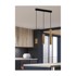 CANDELLUX LIGHTING Visilica s metalnim sjenilom u crno-zlatnoj boji 6x46 cm Tubo 