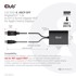 CLUB3D Aktivni DisplayPort/Dual Link DVI-D prilagodnik, M/F, HDCP off