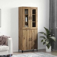 Highboard 2 kom 69,5x34x180 cm, artisan hrast  