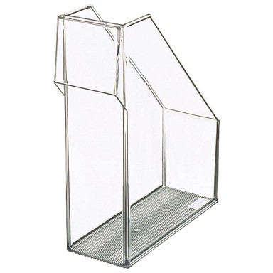 LEITZ Stalak za spise Exclusive 24750002, okomiti, plastični, prozirni
