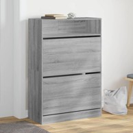 Ormarić za cipele s 2 ladice siva boja hrasta 80 x 34 x 116 cm