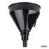 AMIO Fleksibilni crni lijevak s cjedilom 13,5 cm 04036, crni