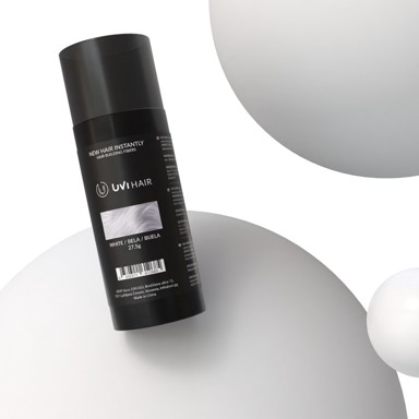 UVI HAIR Vlakna za kosu 27,5 g, bijela
