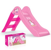 Tobogan Jednorog, rozi, 70x111x47 cm