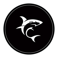 WHITE SHARK Podloga za stolice, Pharaoh, crna