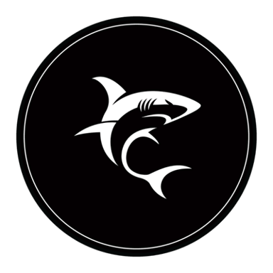 WHITE SHARK Podloga za stolice, Pharaoh, crna